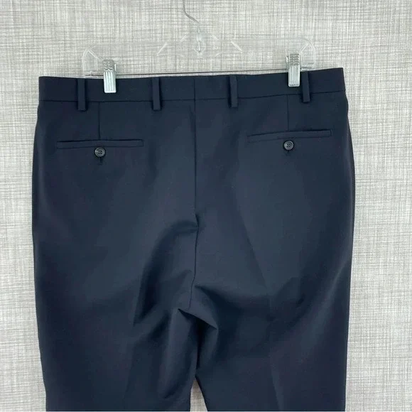 Lauren Ralph Lauren Womens Size 36x32 black wool Total comfort slacks 0291 - Picture 3 of 9